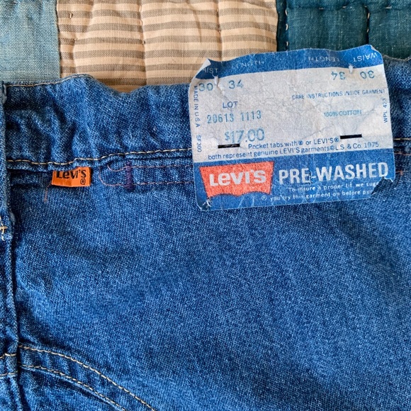 Vintage 1970’s Levi’s Saddle Back Flare Jeans - Picture 8 of 8